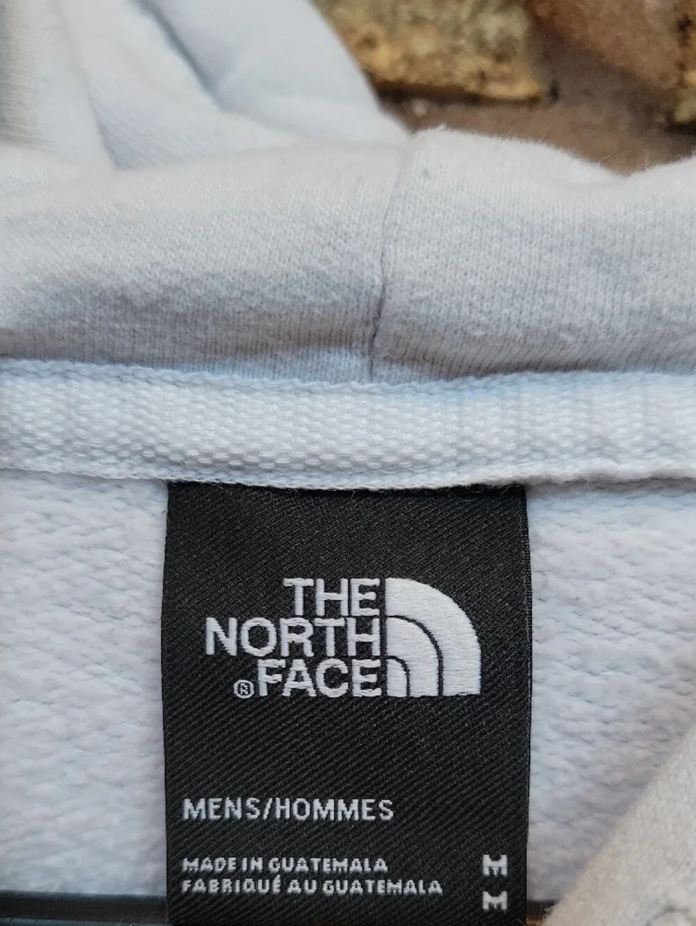 The North Face White Hoodie Never Stop Exploring Size Mens Medium Casual